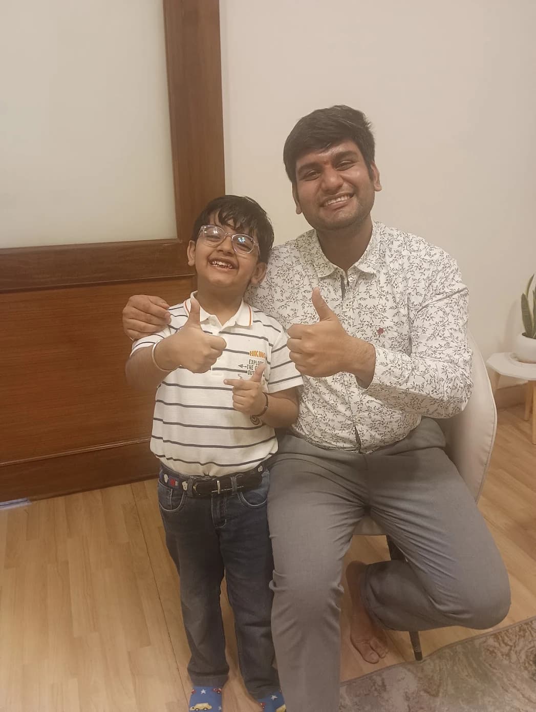 Patient after cavity treatment